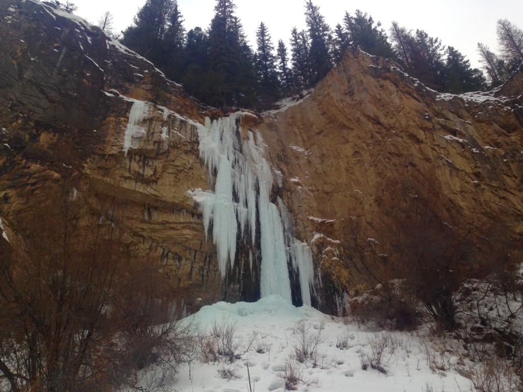 Soul On Ice in Rifle Mountain Park, CO on 1-10-15